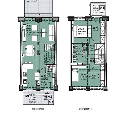 Apartamento Prora - Mit Waschmaschine - Steife Brise